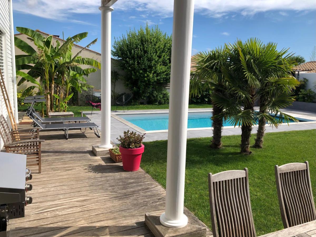 Maison M, Chambre Privee Acces Jardin Piscine Et Jacuzzi Pres De La Rochelle La Rochelle  Buitenkant foto